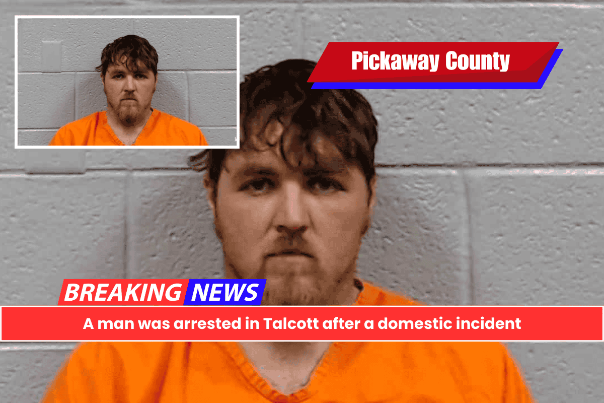 A man was arrested in Talcott after a domestic incident