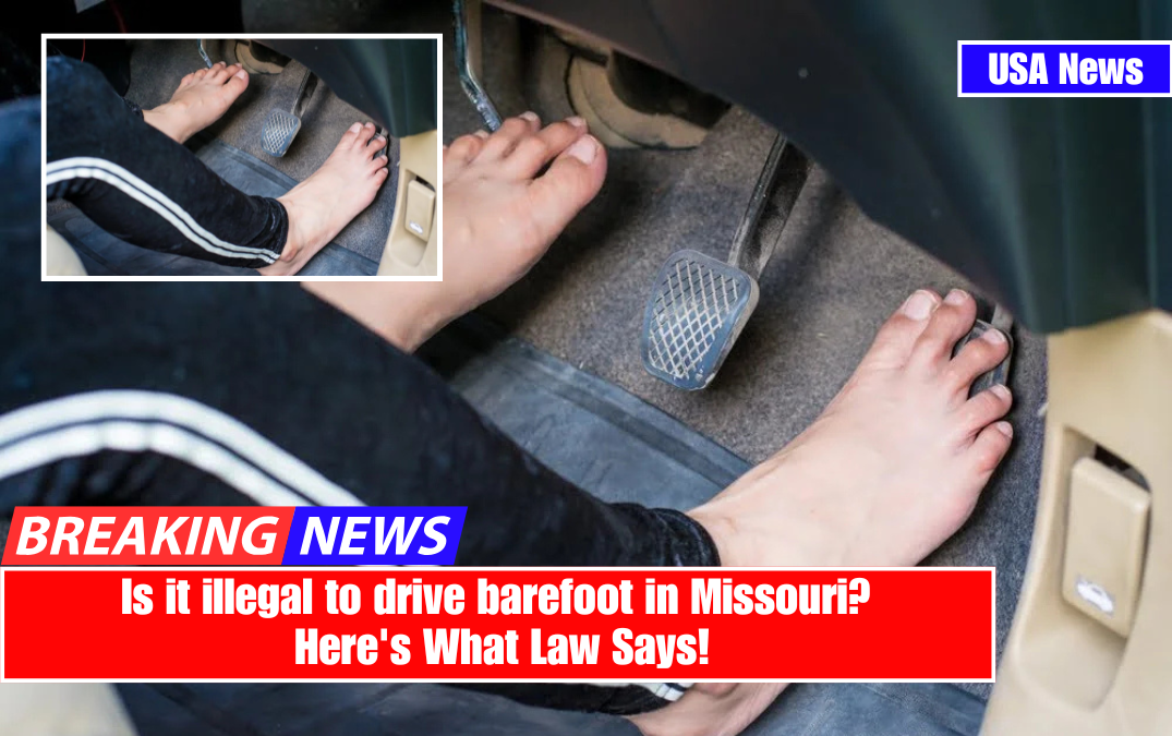 Is it illegal to drive barefoot in Missouri? Here's What Law Says!