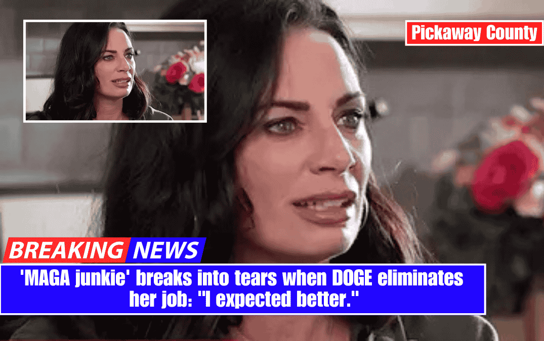 'MAGA junkie' breaks into tears when DOGE eliminates her job: "I expected better."