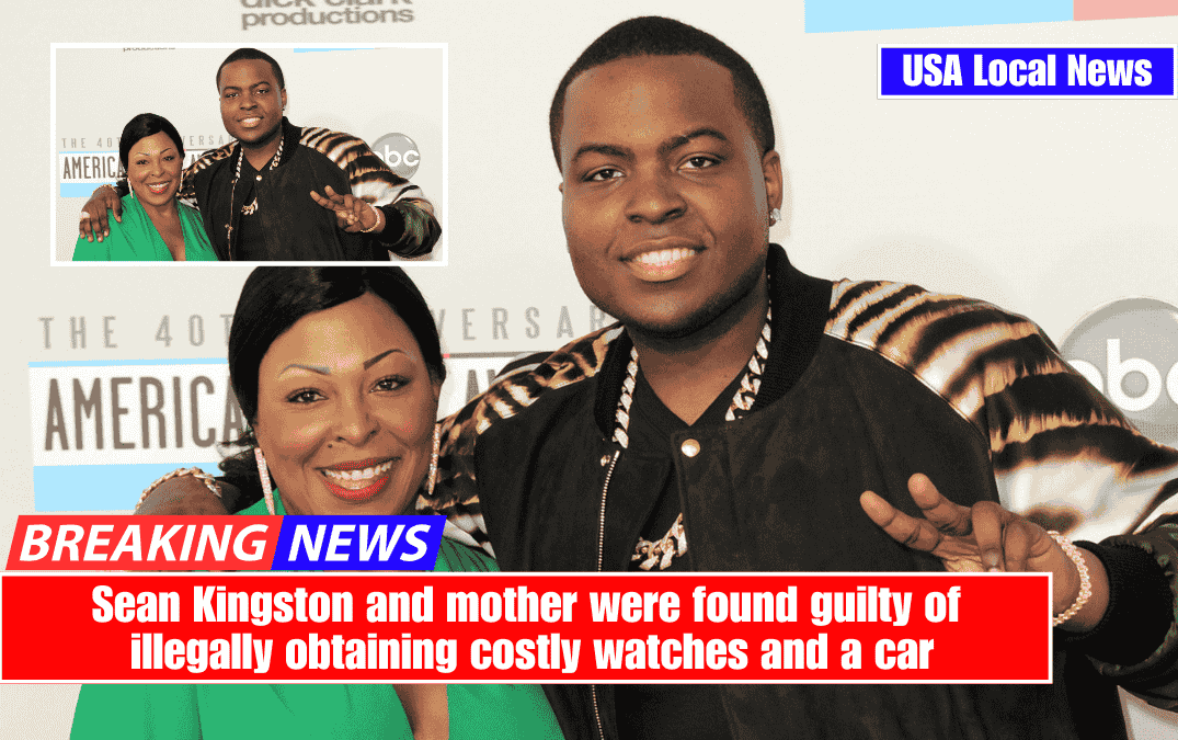 Sean Kingston and mother were found guilty of illegally obtaining costly watches and a car