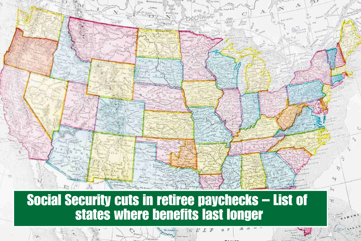 Social Security cuts in retiree paychecks – List of states where benefits last longer