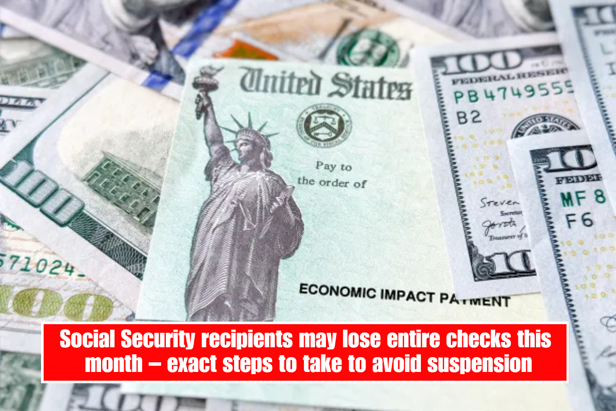 Social Security recipients may lose entire checks this month – exact steps to take to avoid suspension