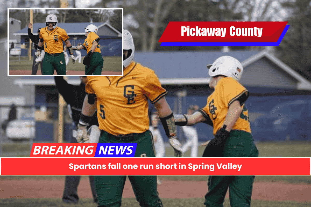 Spartans fall one run short in Spring Valley