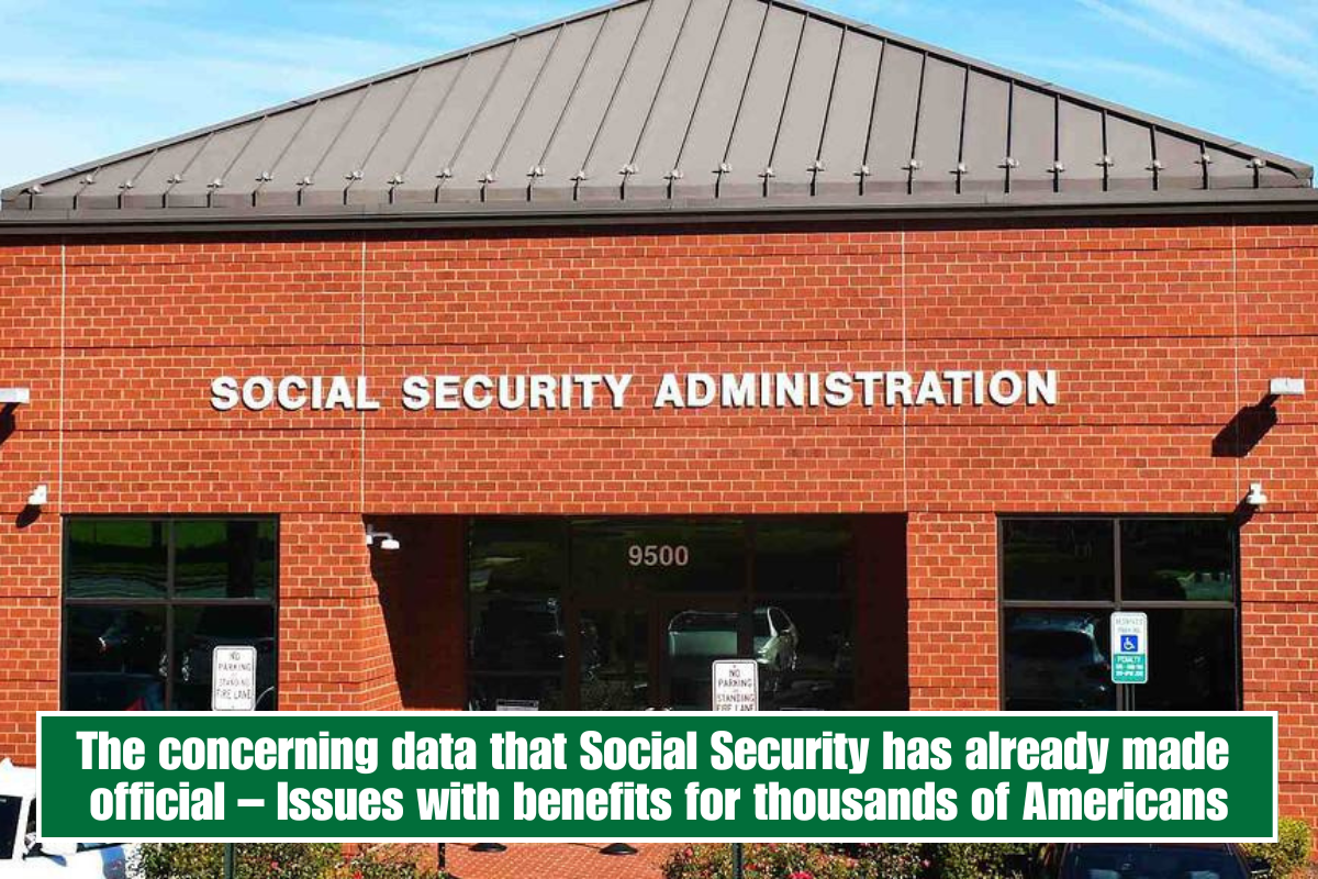 The concerning data that Social Security has already made official – Issues with benefits for thousands of Americans