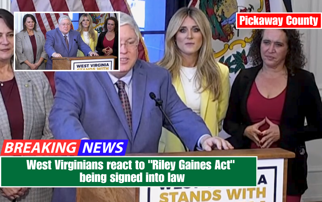 West Virginians react to "Riley Gaines Act" being signed into law