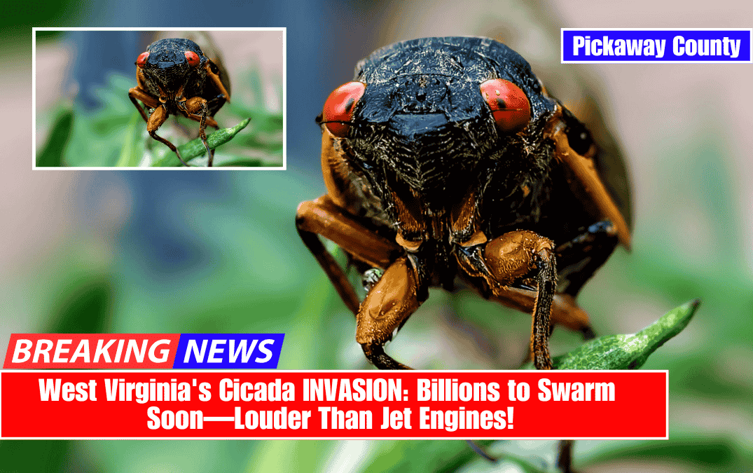West Virginia's Cicada INVASION: Billions to Swarm Soon—Louder Than Jet Engines!