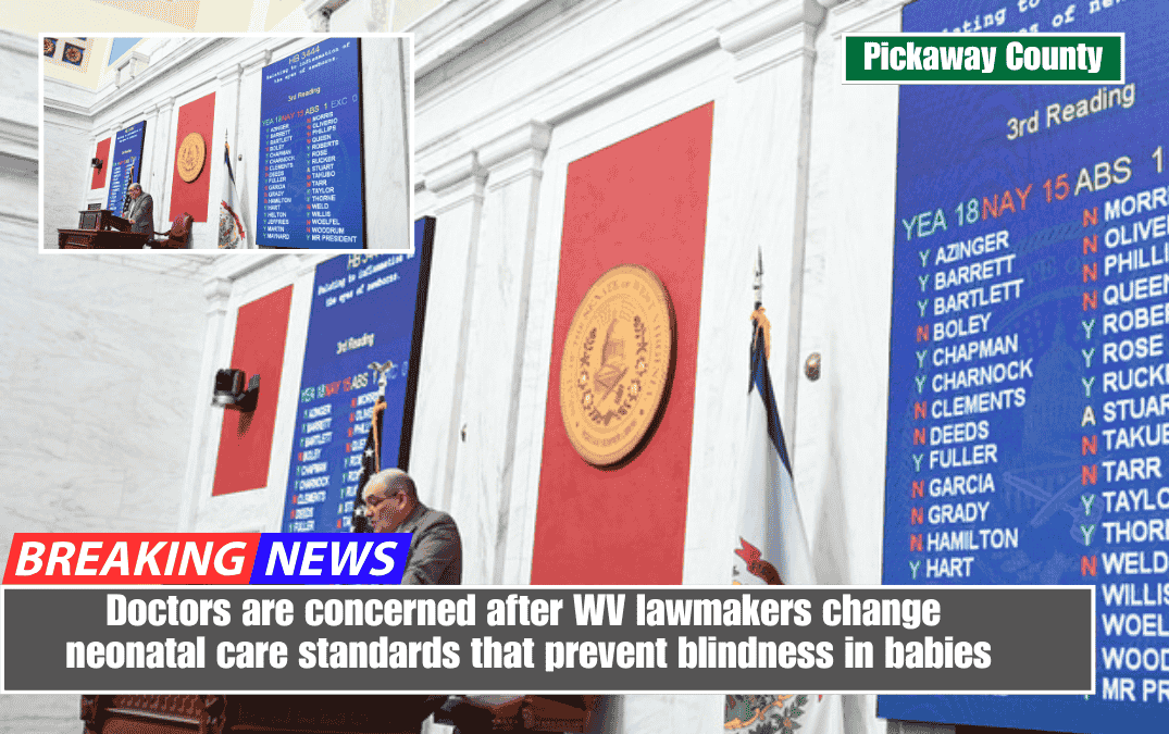 Doctors are concerned after WV lawmakers change neonatal care standards that prevent blindness in babies