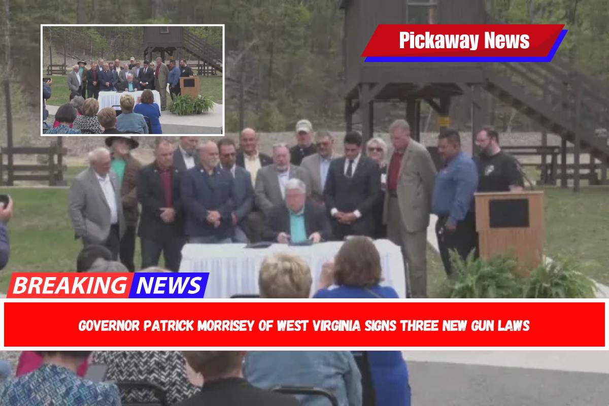 Governor Patrick Morrisey of West Virginia signs three new gun laws