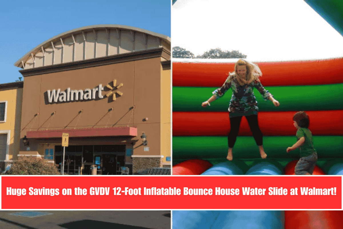 Huge Savings on the GVDV 12-Foot Inflatable Bounce House Water Slide at Walmart!