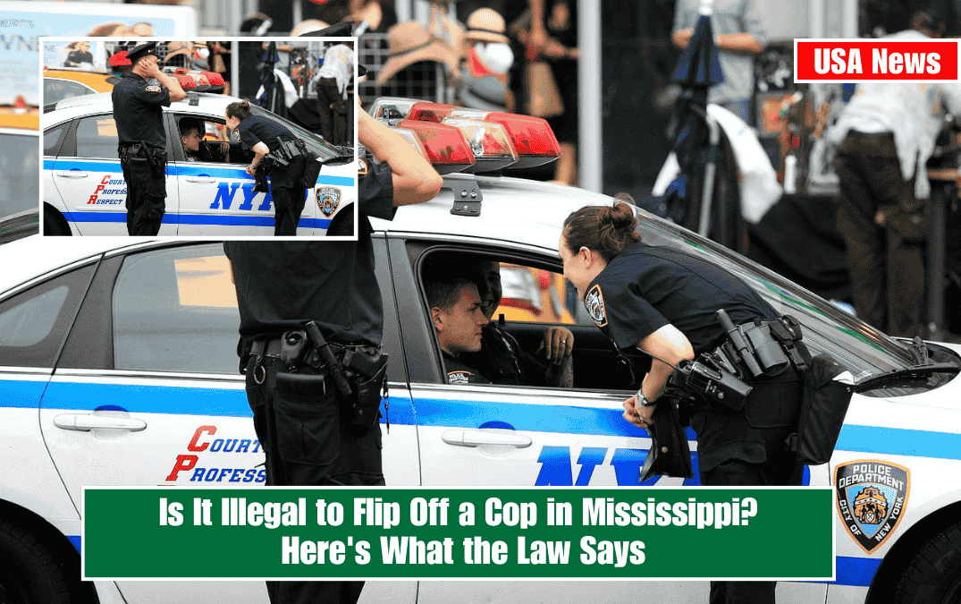 Is It Illegal to Flip Off a Cop in Mississippi? Here's What the Law Says