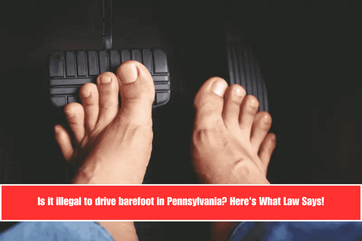 Is it illegal to drive barefoot in Pennsylvania Here's What Law Says!