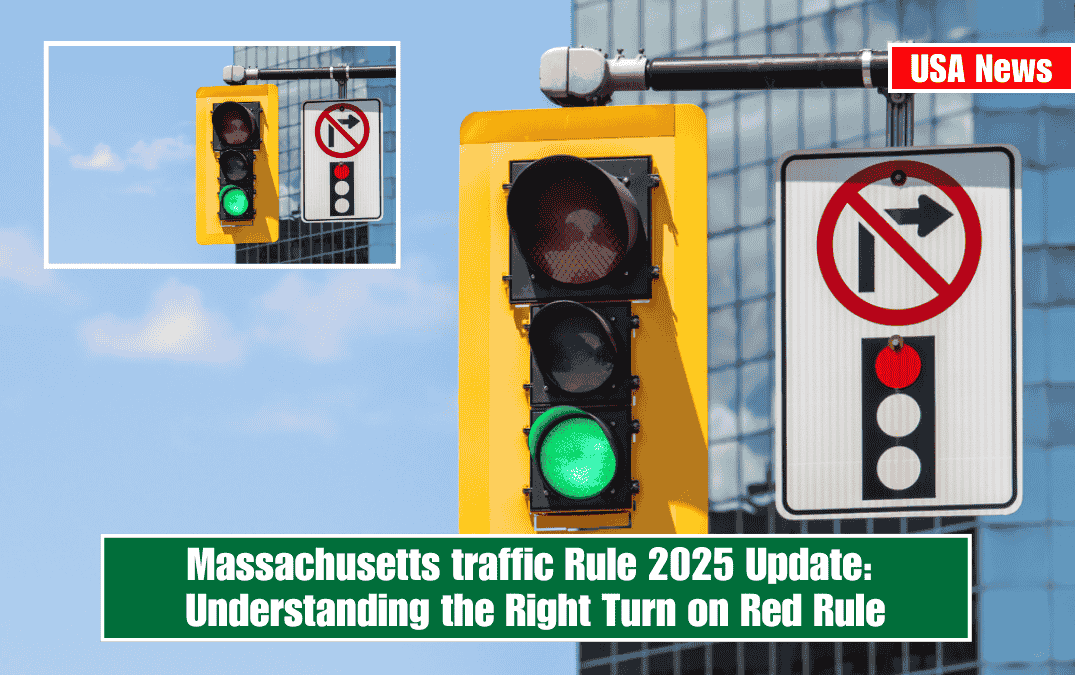Massachusetts traffic Rule 2025 Update: Understanding the Right Turn on Red Rule