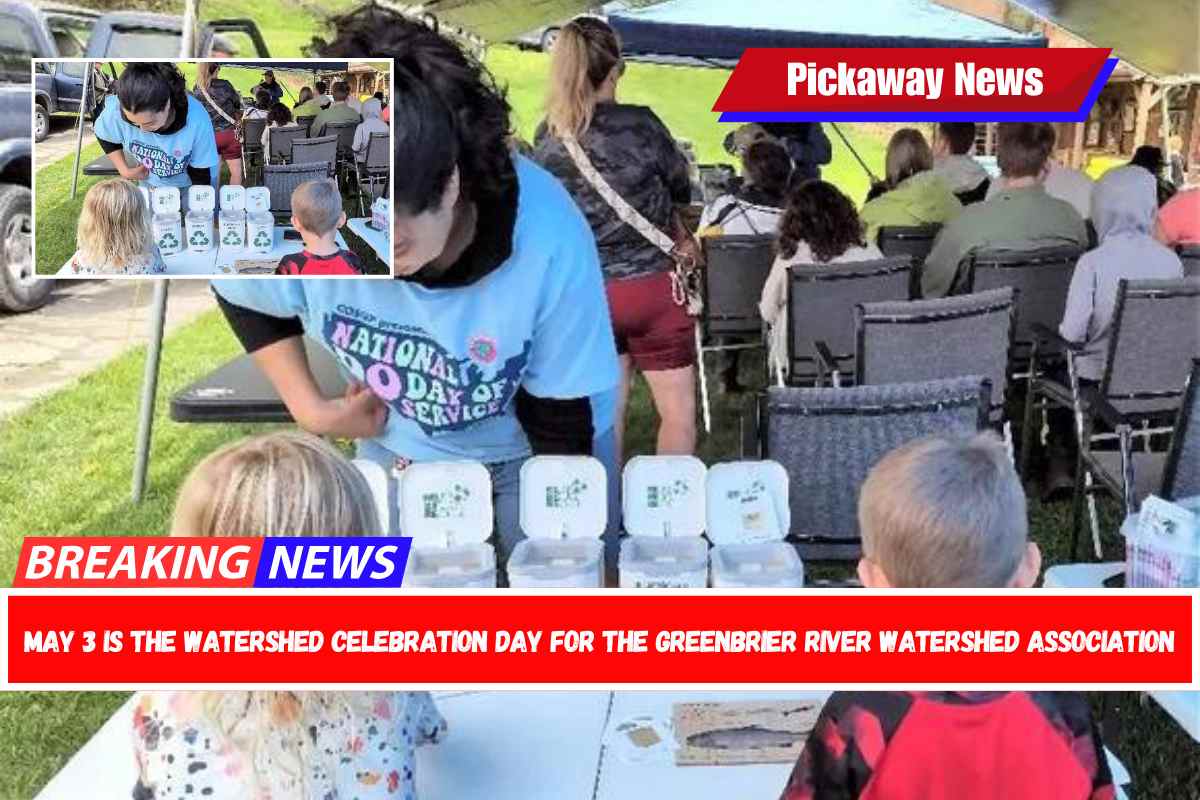 May 3 is the watershed celebration day for the Greenbrier River Watershed Association