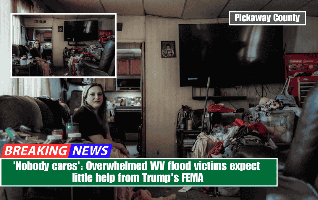 'Nobody cares': Overwhelmed WV flood victims expect little help from Trump's FEMA