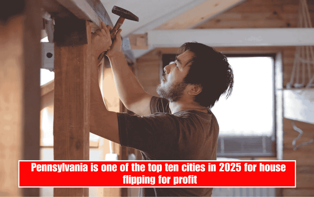 Pennsylvania is one of the top ten cities in 2025 for house flipping for profit