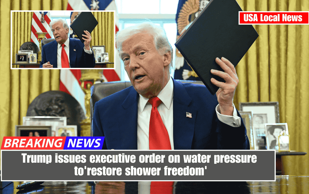 Trump issues executive order on water pressure to 'restore shower freedom'