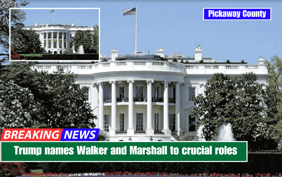 Trump names Walker and Marshall to crucial roles