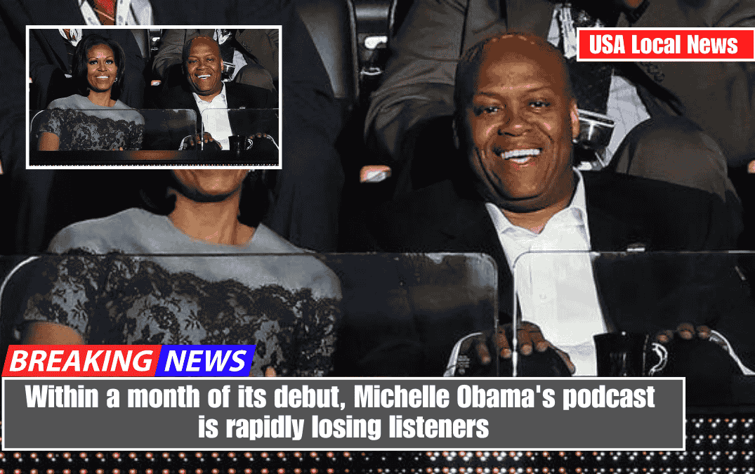 Within a month of its debut, Michelle Obama's podcast is rapidly losing listeners