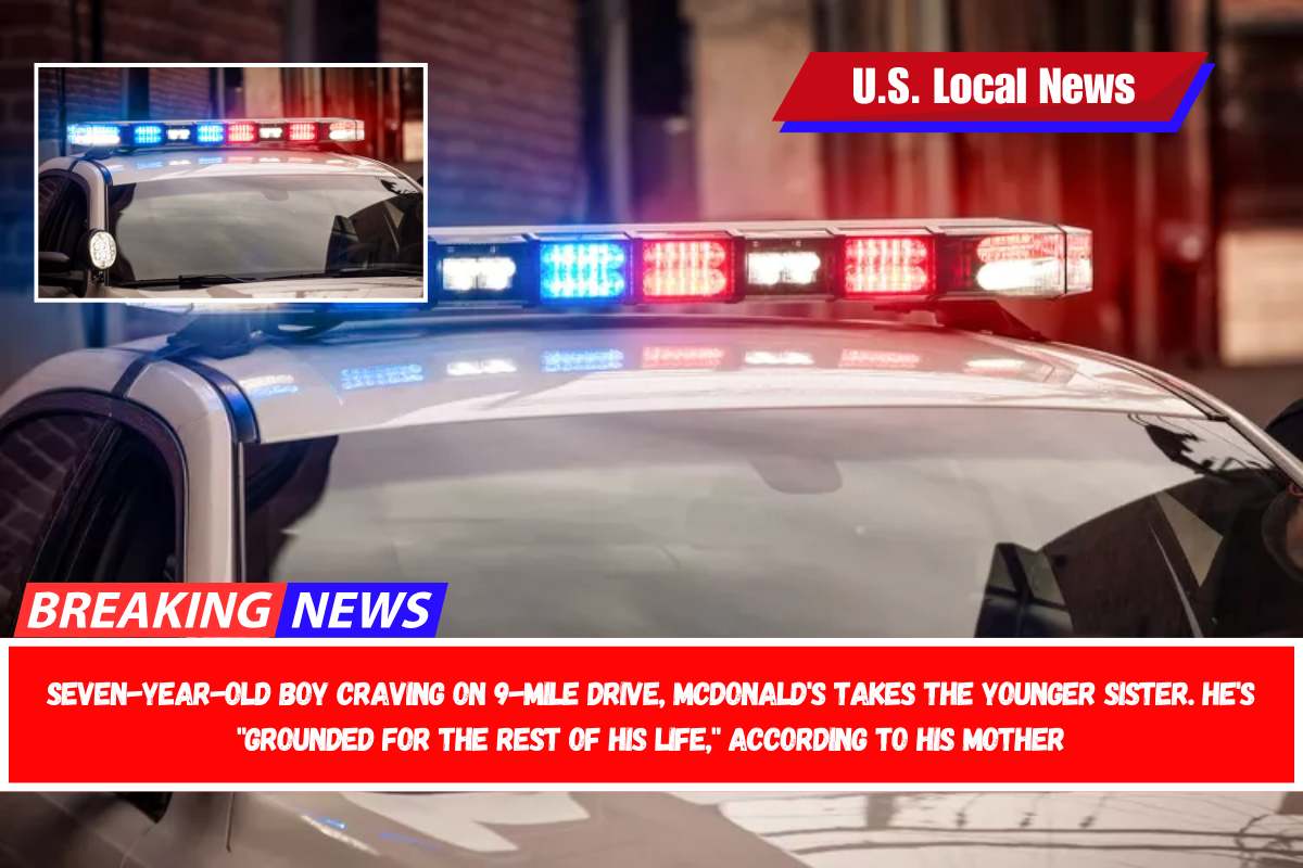 Seven-year-old boy craving On 9-Mile Drive, McDonald's takes the younger sister. He's Grounded for the Rest of His Life, according to his mother